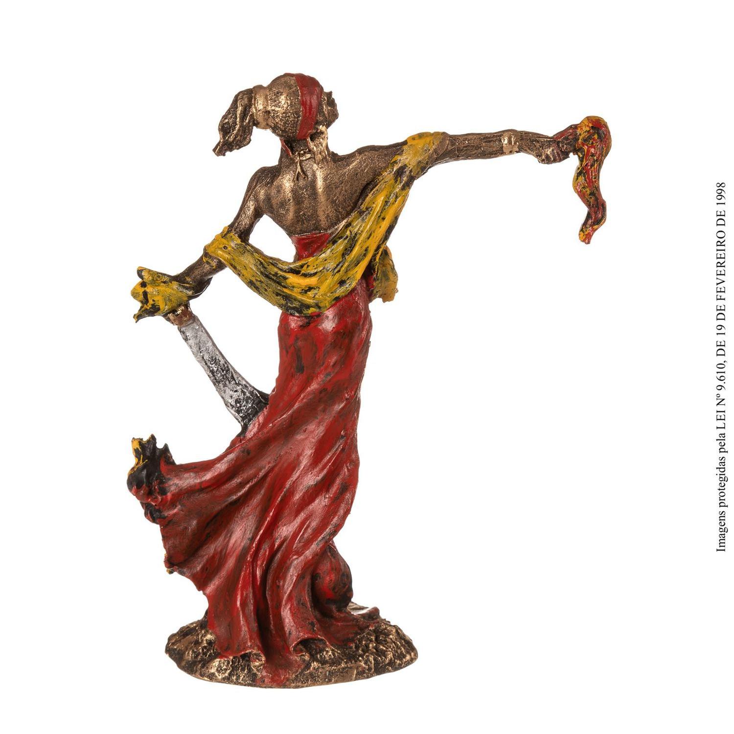 Estátua Orixá Iansã Em Resina - Indra Shop - Imagem Oxum - Magazine Luiza