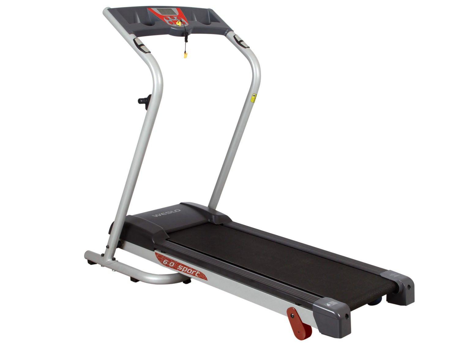 Esteira Eletrica Weslo Sport 6.0 10km h Dobravel 2 Posicoes de Inclinacao Amortecedor de Impacto Esteira Ergometrica Magazine Luiza