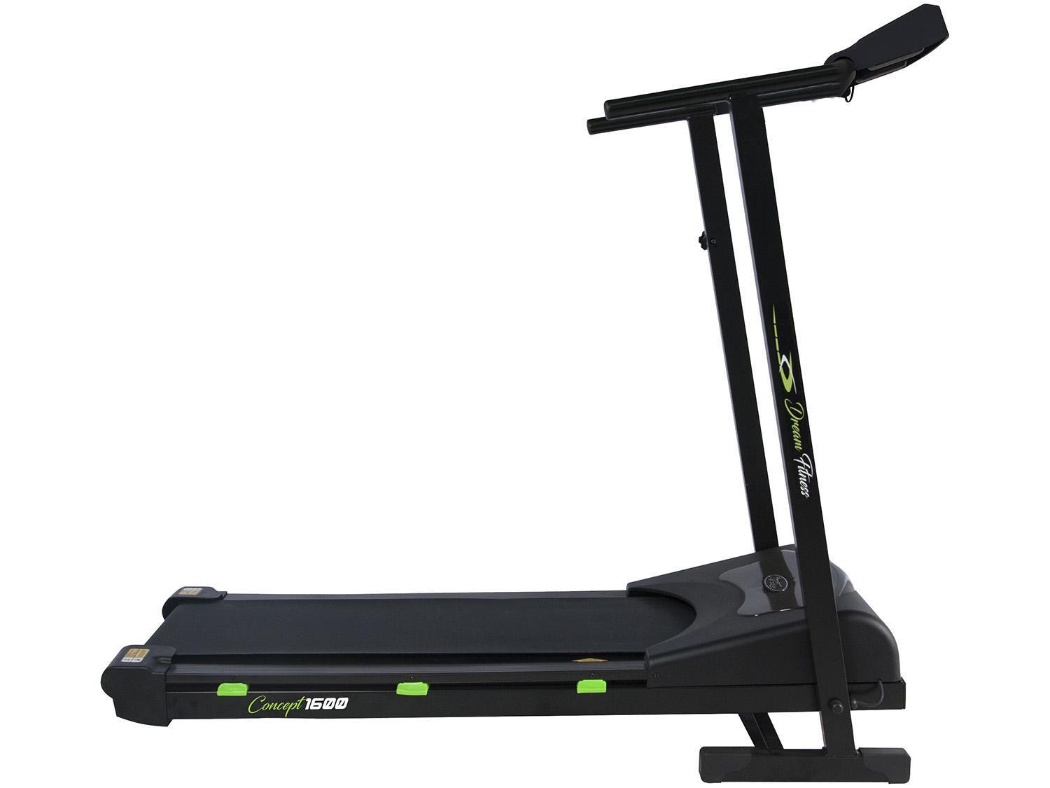Manual Esteira Dream Fitness Dr 1600 Esteira Eletrônica Dream Fitness Concept 1600 Dobrável Vel. Máxima 9km/h