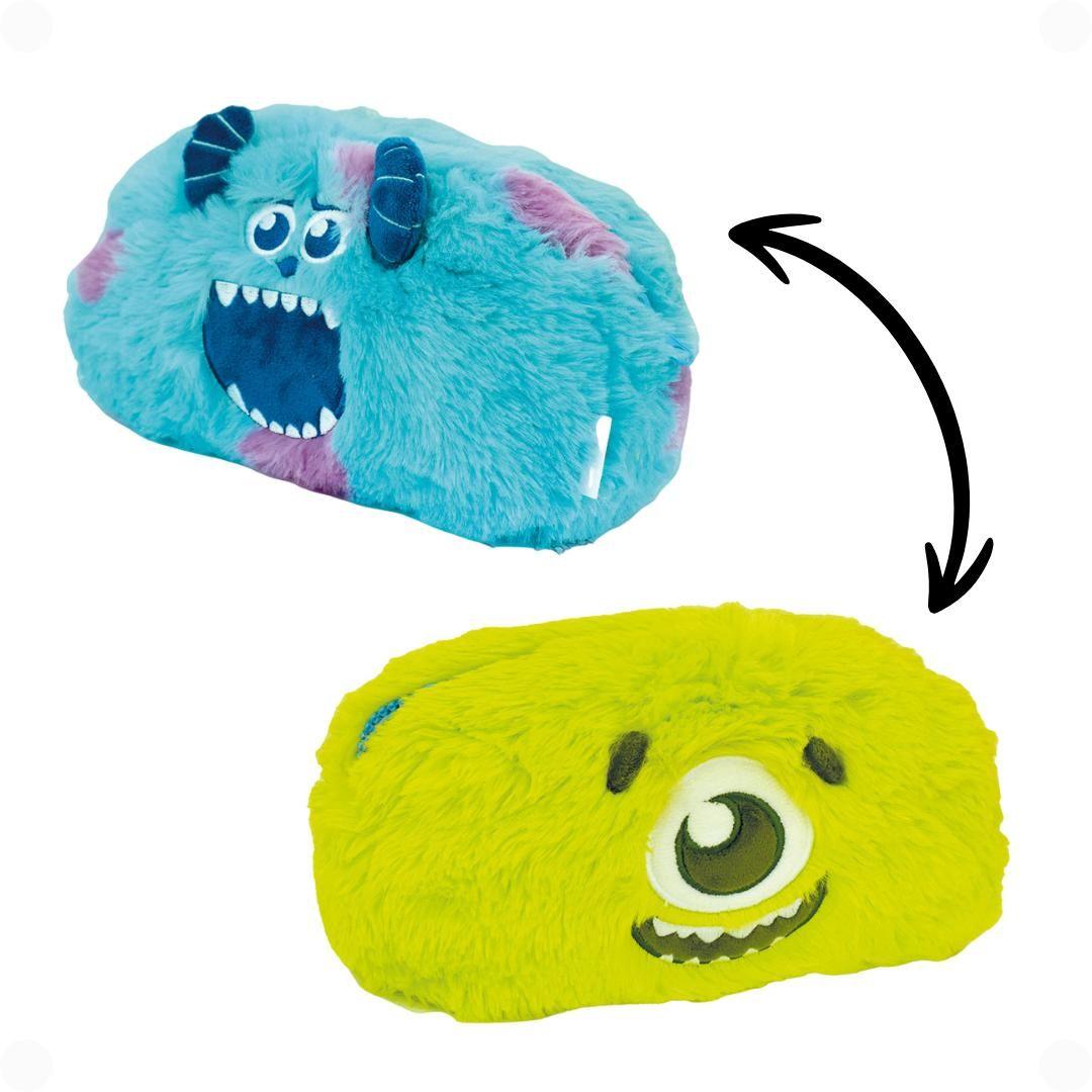 Estojo Pelúcia com Zíper Dupla Face Monstros S.A Mike Sullivan Organizador  Maquiagem Fluffy DAC - Estojo escolar - Magazine Luiza