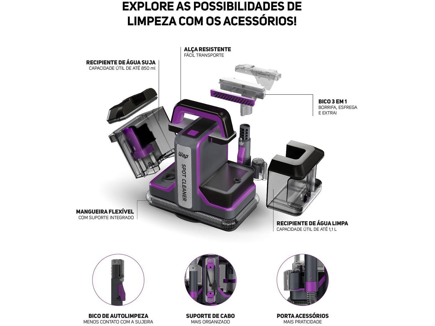 Extratora Wap Portátil Spot Cleaner W3 1450W