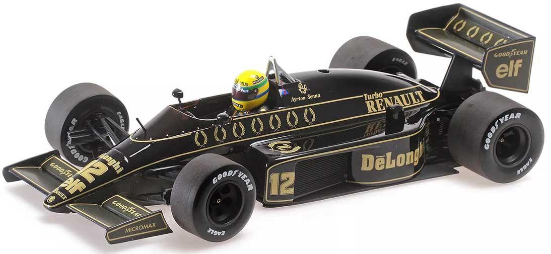 F1 Lotus Renault 98T Ayrton Senna 1986 Minichamps 1/18