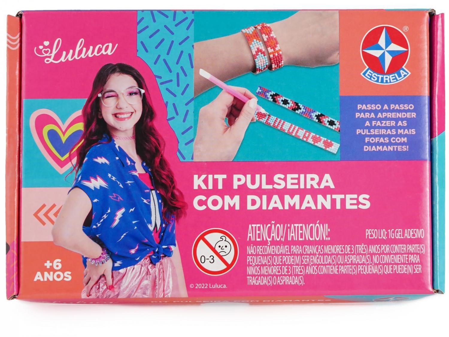 Kit Fábrica De Pulseiras Infantil Da Luluca Com Pingentes - Estrela