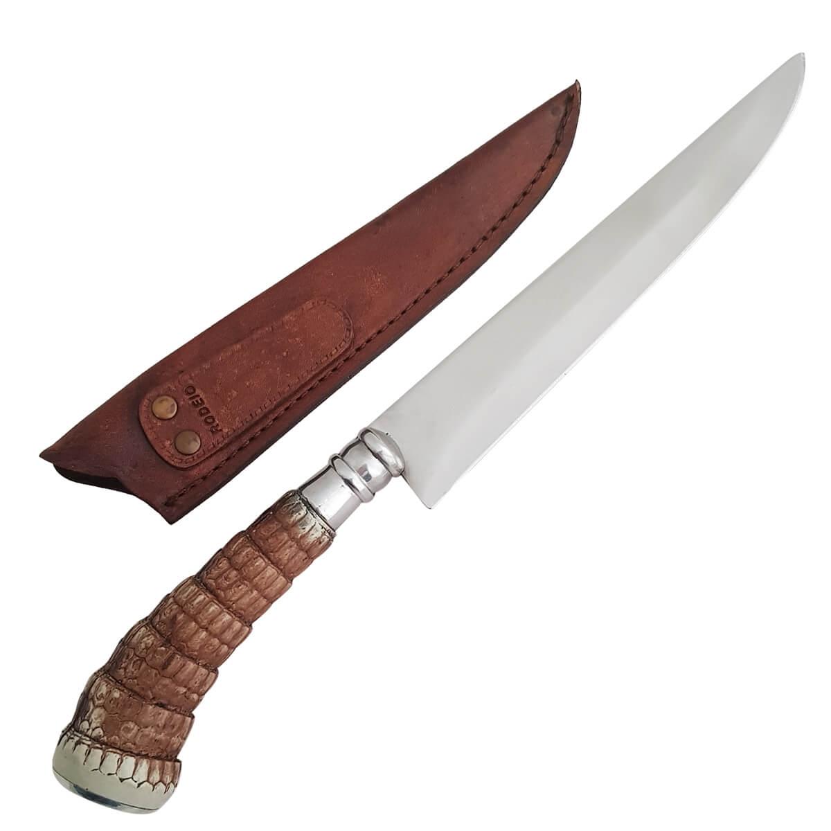 Faca Para Churrasco Rabo De Tatu Rodeio 7 Artesanal Aço Inox - Facas ...