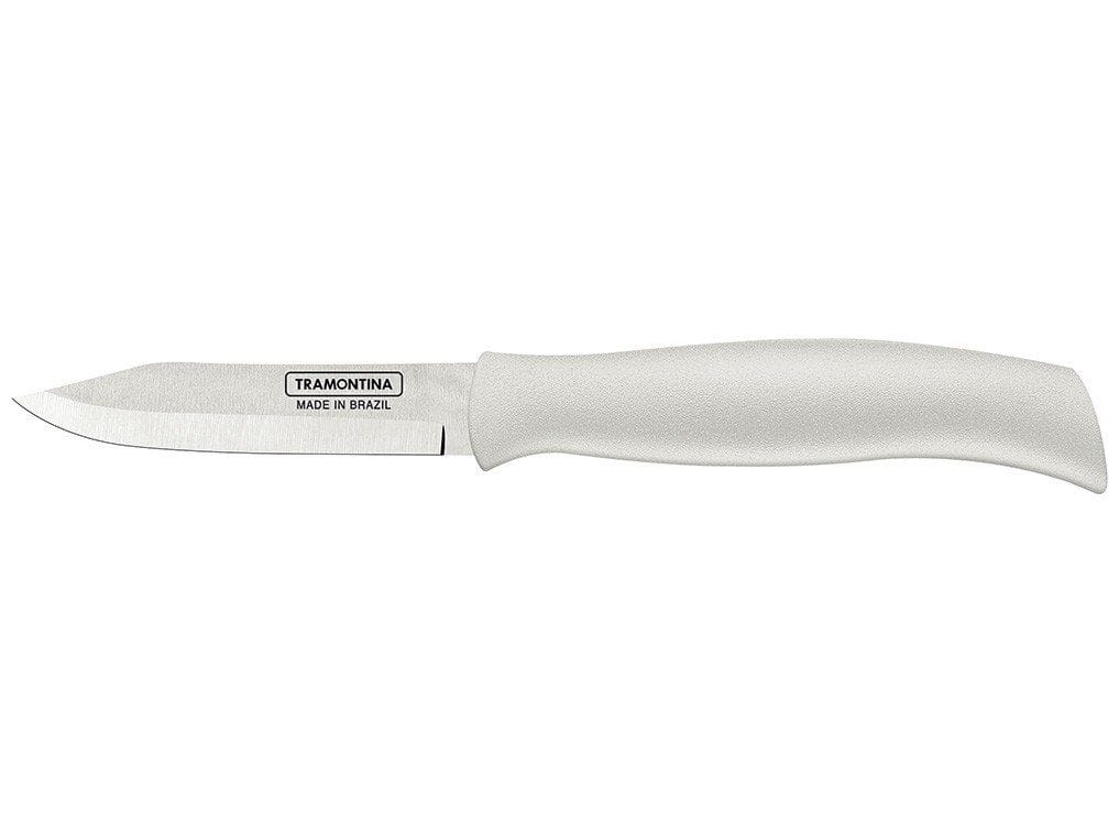 Faca para Legumes e Frutas Tramontina Inox 3”| Branco