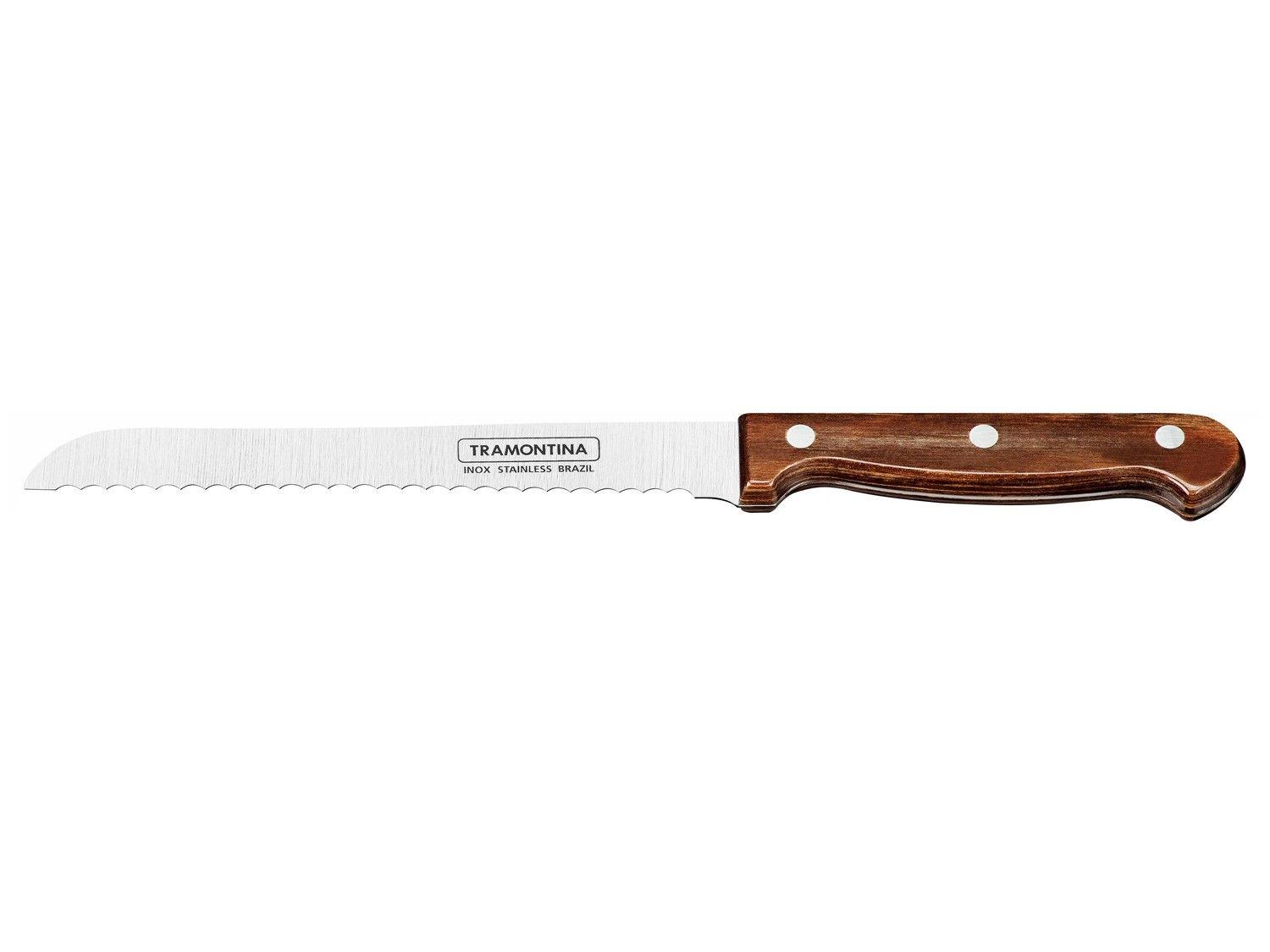 Faca para Pão Tramontina Inox 7” Polywood