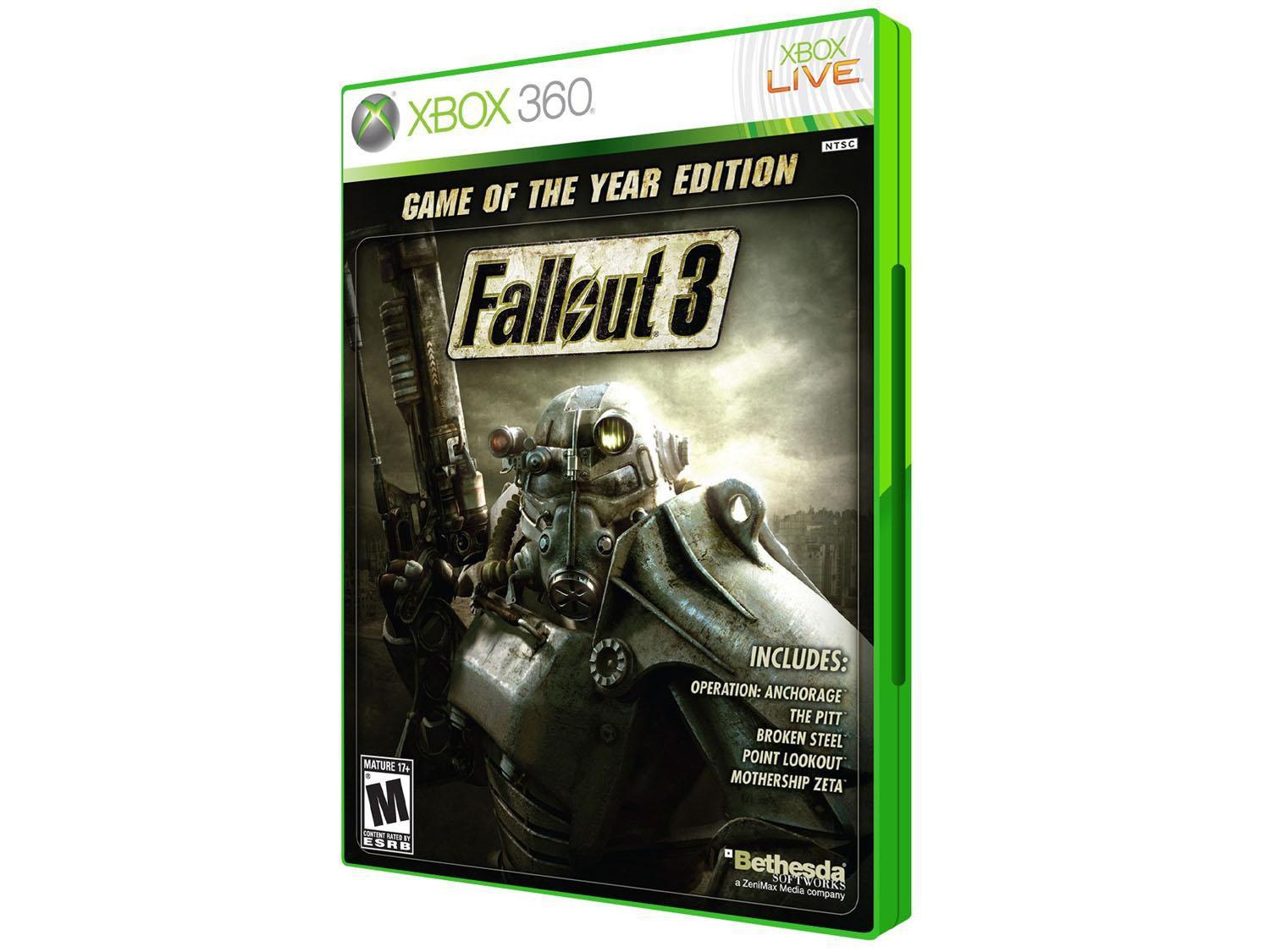 Repeler Bloquear Teórico Fallout 3 GOTY para Xbox 360 - Bethesda - Outros Games - Magazine Luiza