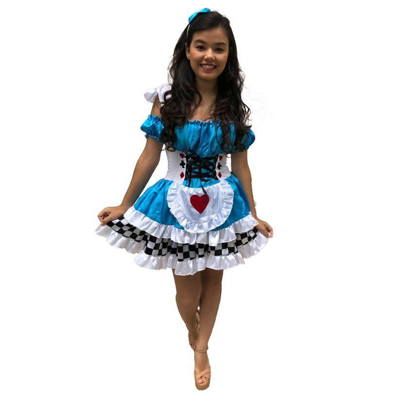 Fantasia Alice No Pais Das Maravilhas Rei Eli Ana Fantasias Para Criancas Magazine Luiza