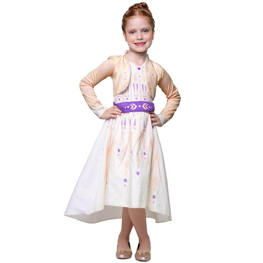 vestido da princesa ana da frozen