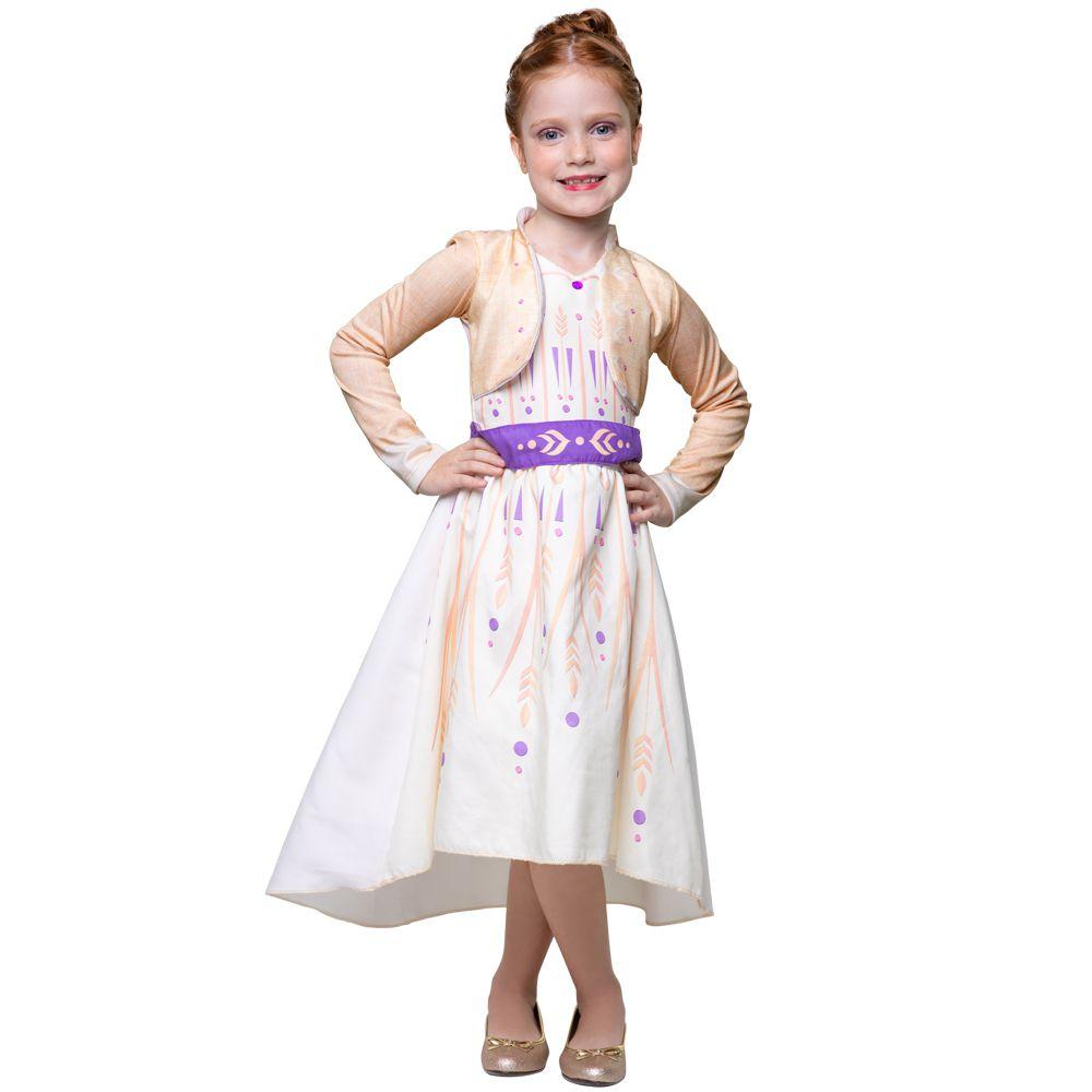 vestido fantasia frozen infantil