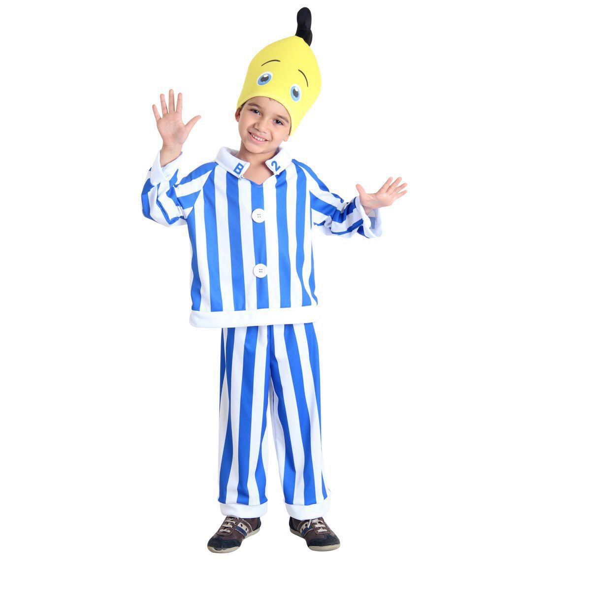 Fantasia Banana de Pijama B2 Infantil Bananas De Pijamas Pijama para Bebês Magazine Luiza