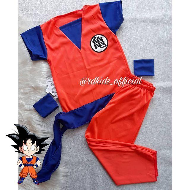 Fantasia Goku Infantil Standard com Acessórios - Extra Festas