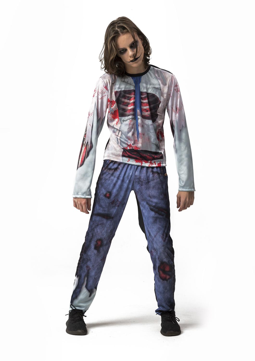 Fantasia Halloween Zumbi Adulto Masculino Festa Carnaval Top - Fantasias  Super - Fantasia - Magazine Luiza