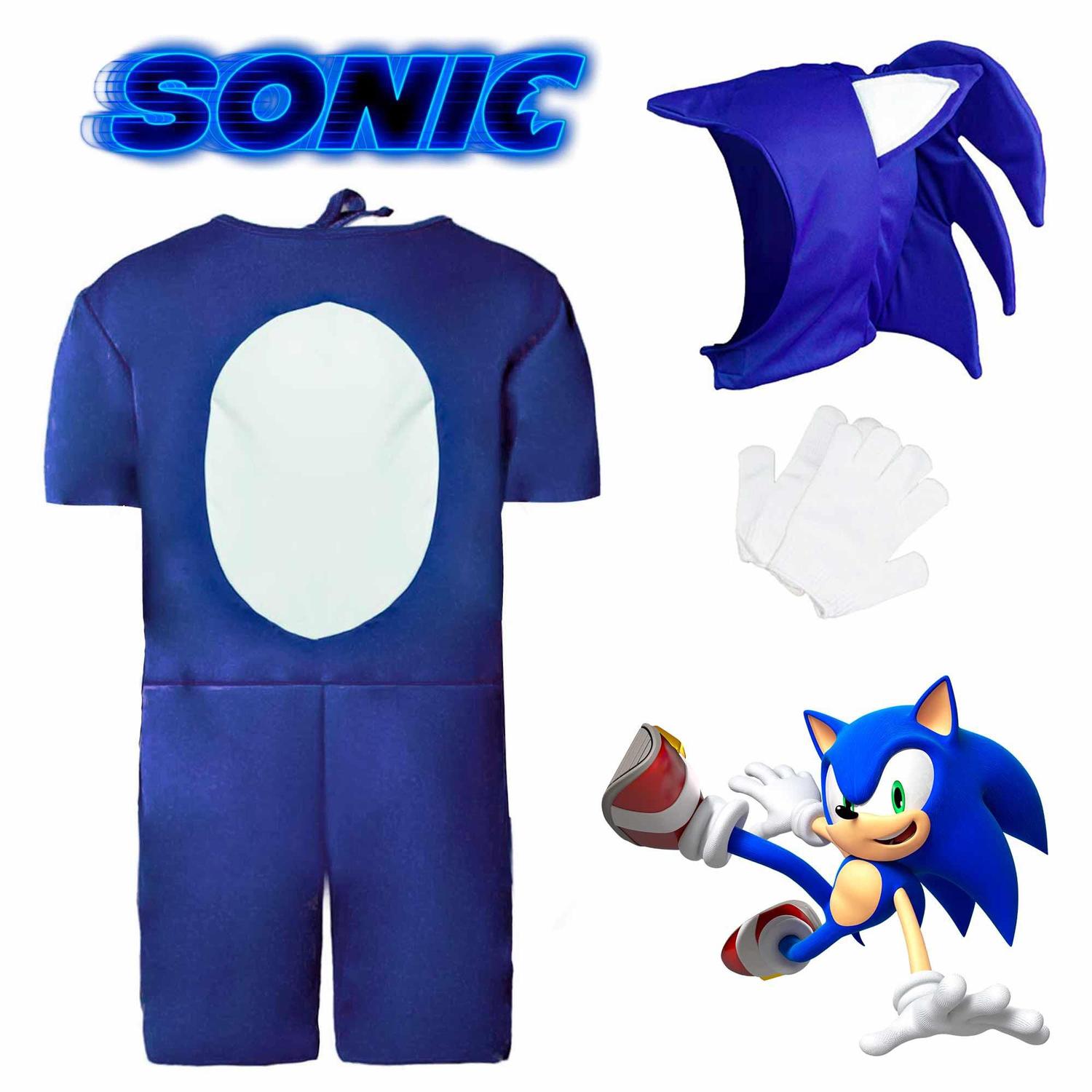 Fantasia Infantil Luxo Sonic