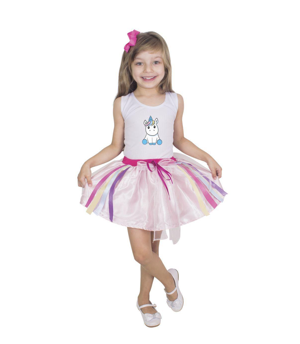 fantasia infantil feminina unicornio