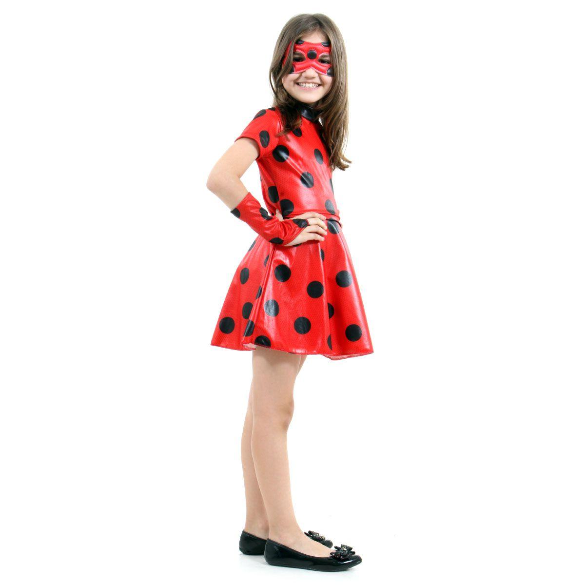 Fantasia LadyBug Infantil Vestido - Miraculous - Fantasias para ...