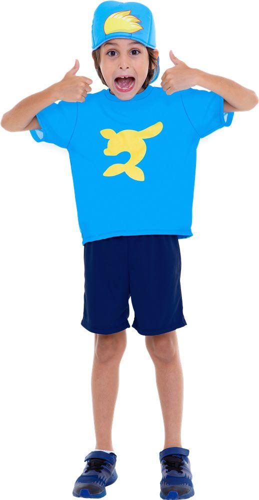 camisa e bone luccas neto