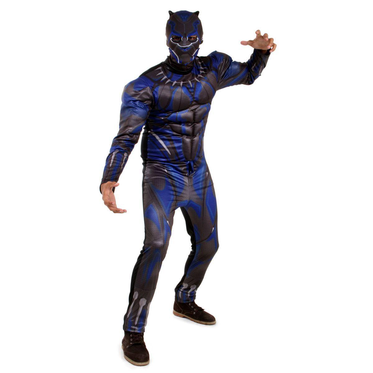 Fantasia Pantera Negra Adulto Avengers Marvel Pantera Negra Marvel Fantasia Magazine Luiza