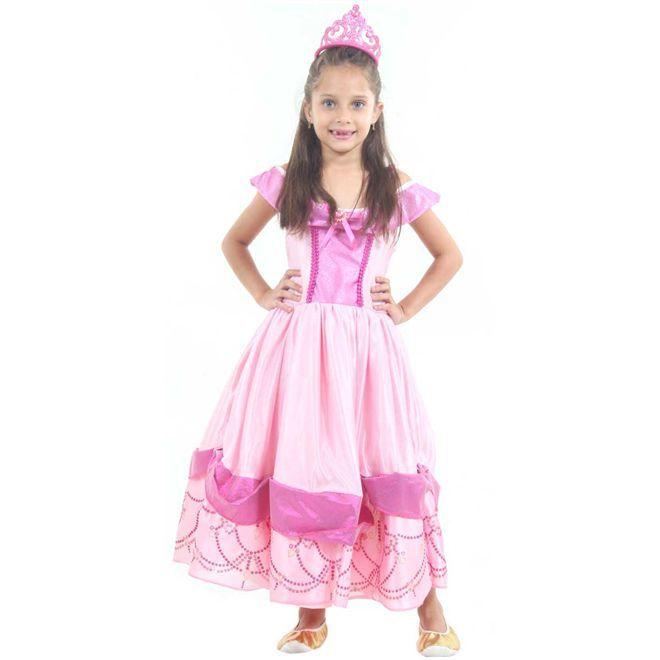 fantasia princesa rosa