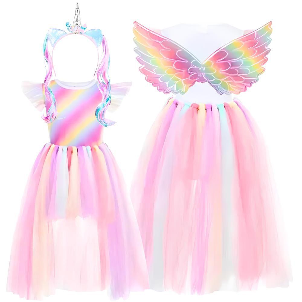 Criança Fantasia De Carnaval Feminina Unicornio Fantasia Unicórnio