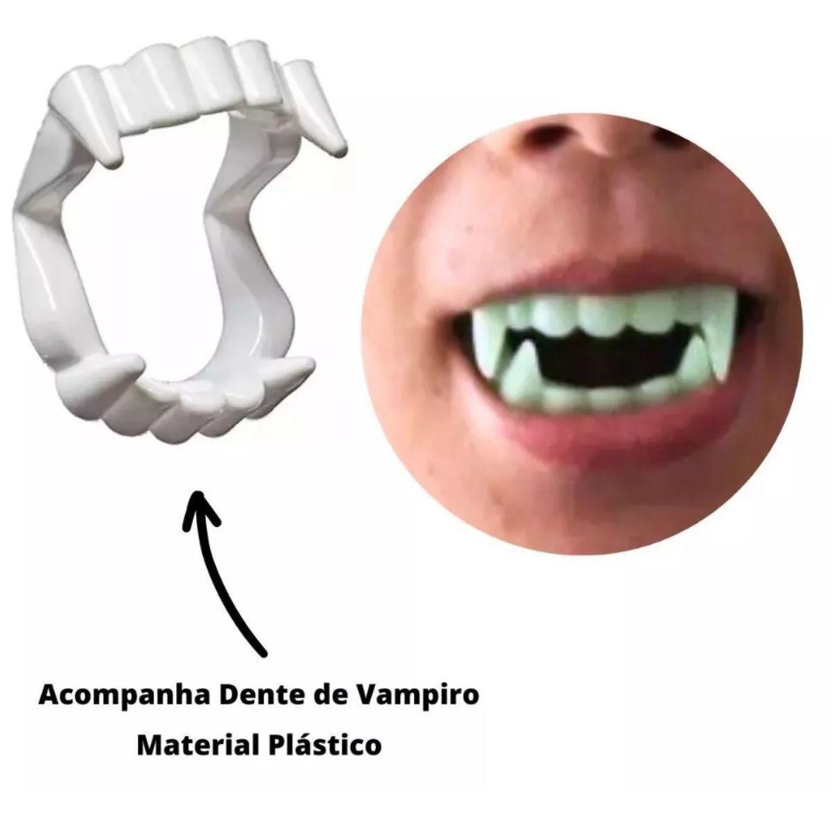 Dentadura De Vampiro De Crianca