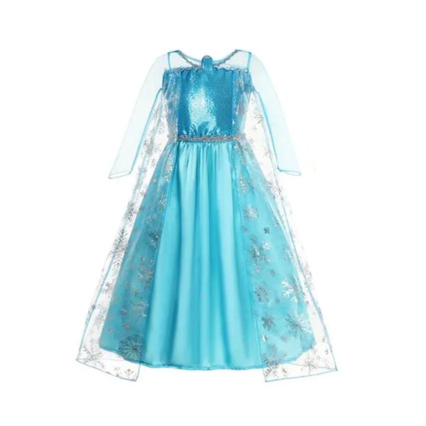 Costume Capa De Elsa Frozen Princesa Frozen Elsa Vestido De Frozen