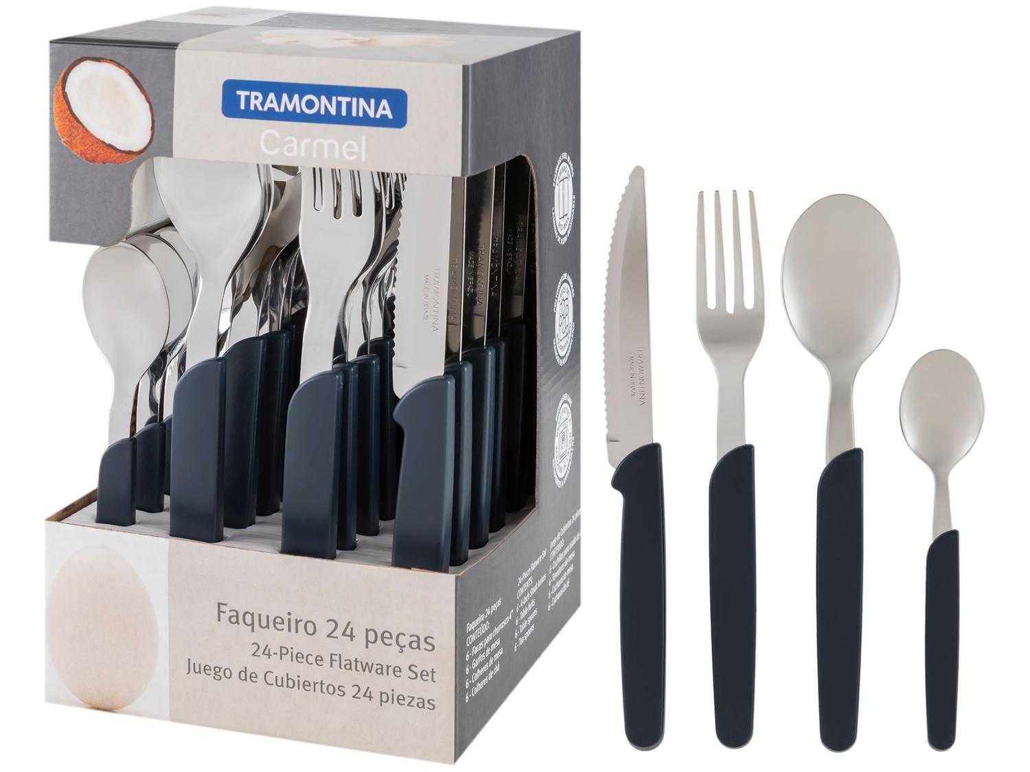 Faqueiro Tramontina Carmel 23499/021 Inox 24 Peças