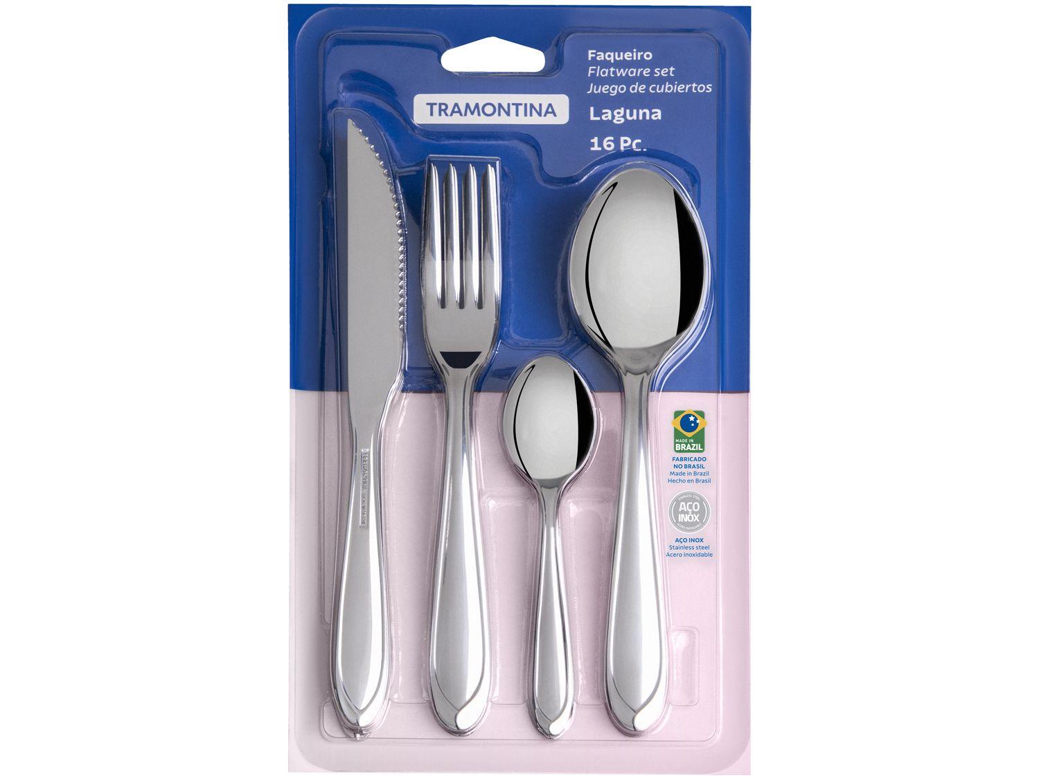 Faqueiro Tramontina Inox 16 Peças Laguna
