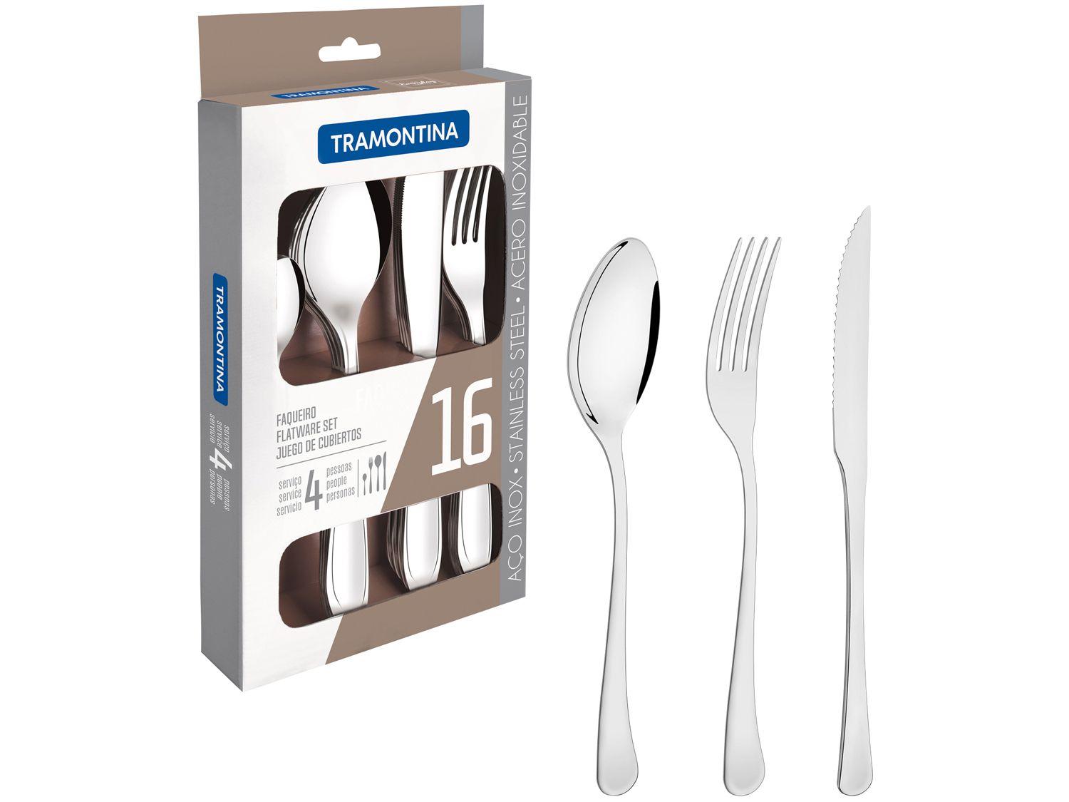 Faqueiro Tramontina Inox 16 Peças para Churrasco Havana 66945654