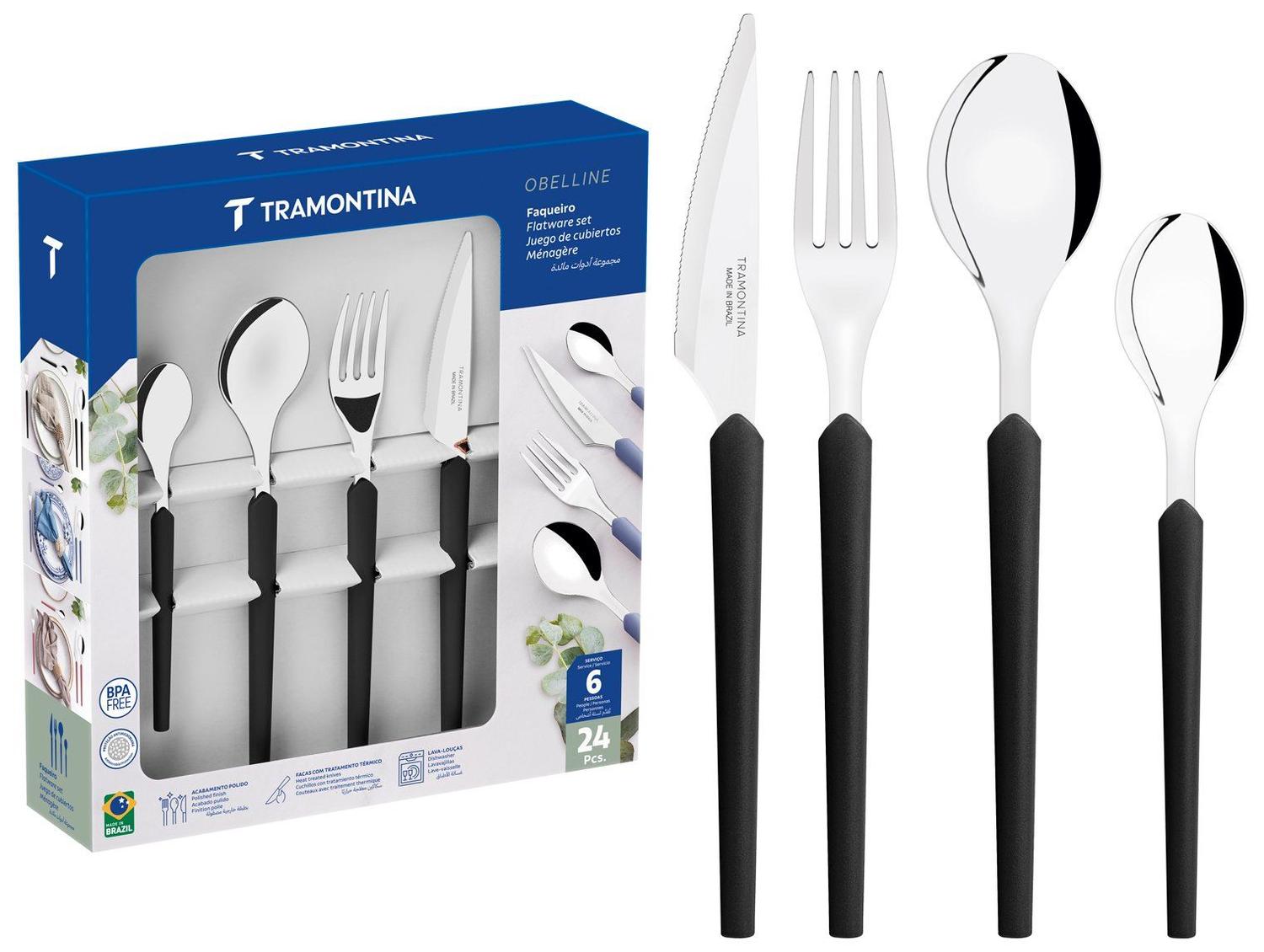 Faqueiro Tramontina Inox 24 Peças Obelline