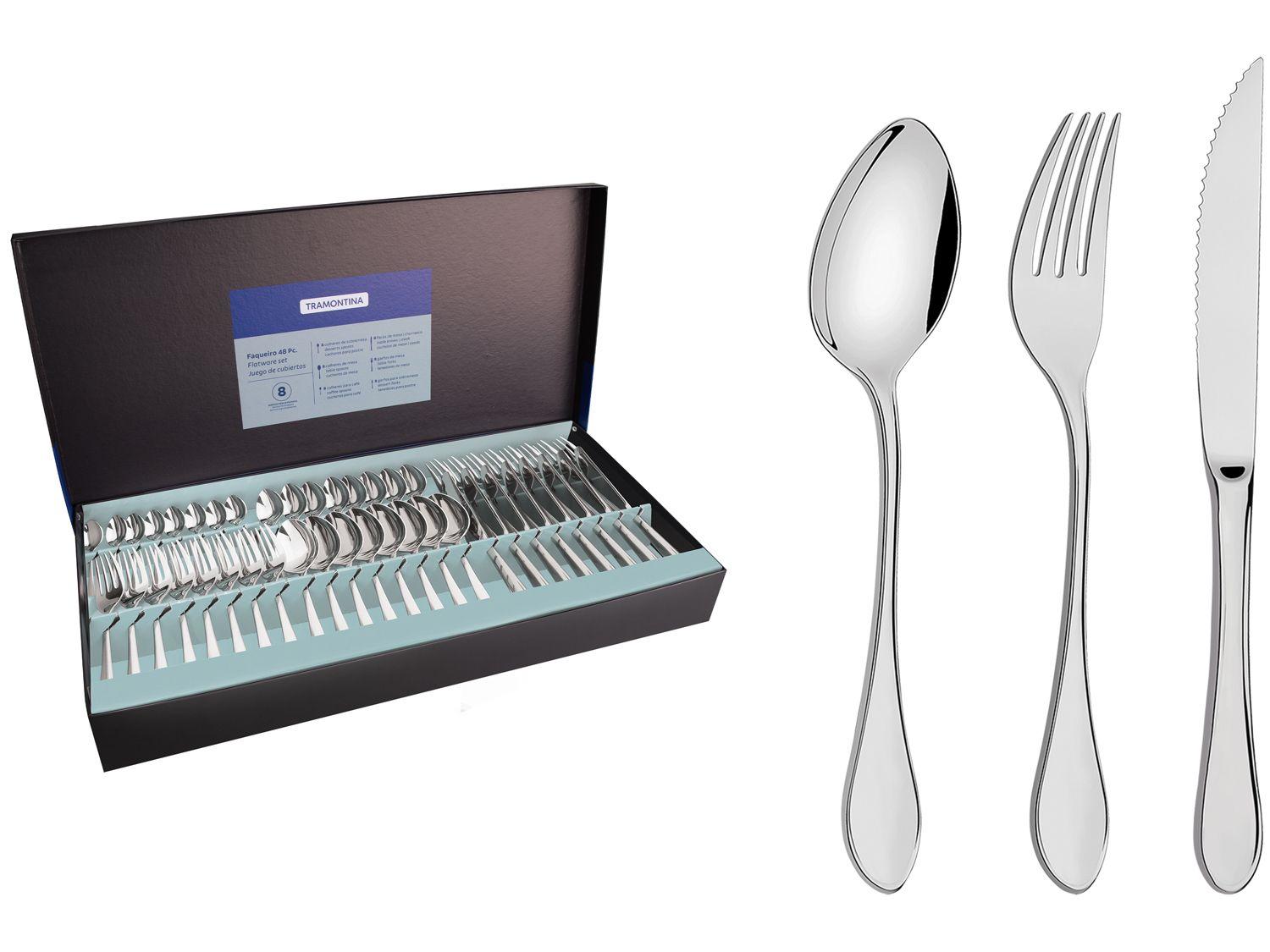 Faqueiro Tramontina Inox 48 Peças para Churrasco Italy 66932144