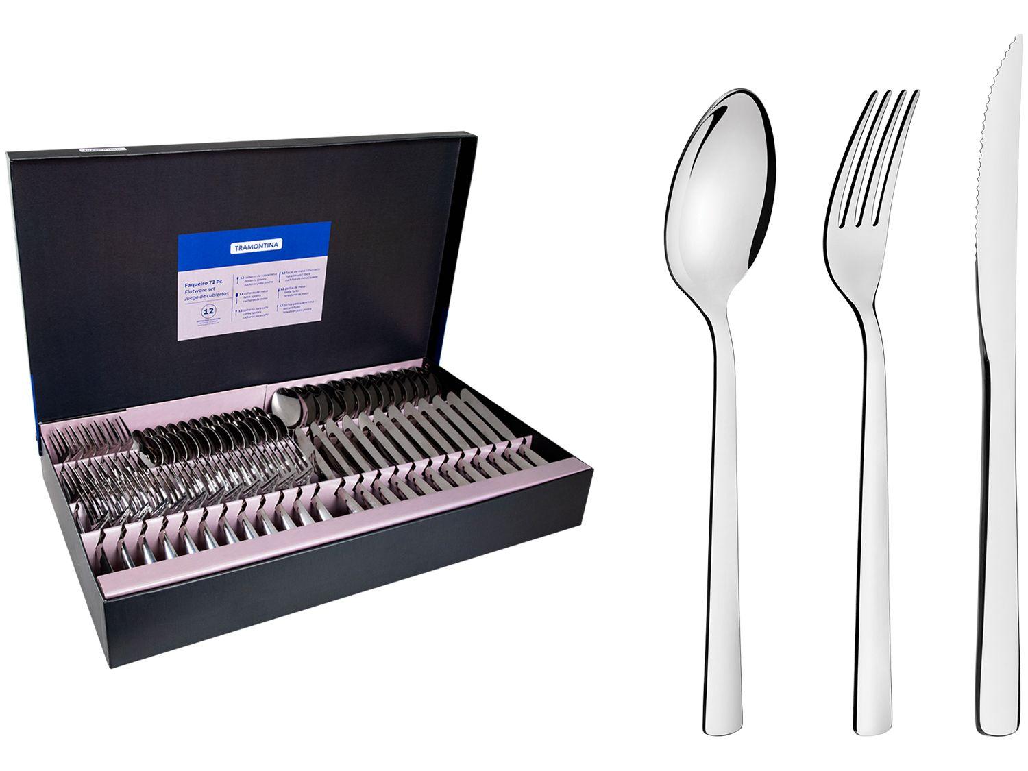 Faqueiro Tramontina Inox 72 Peças para Churrasco Oslo 66985154
