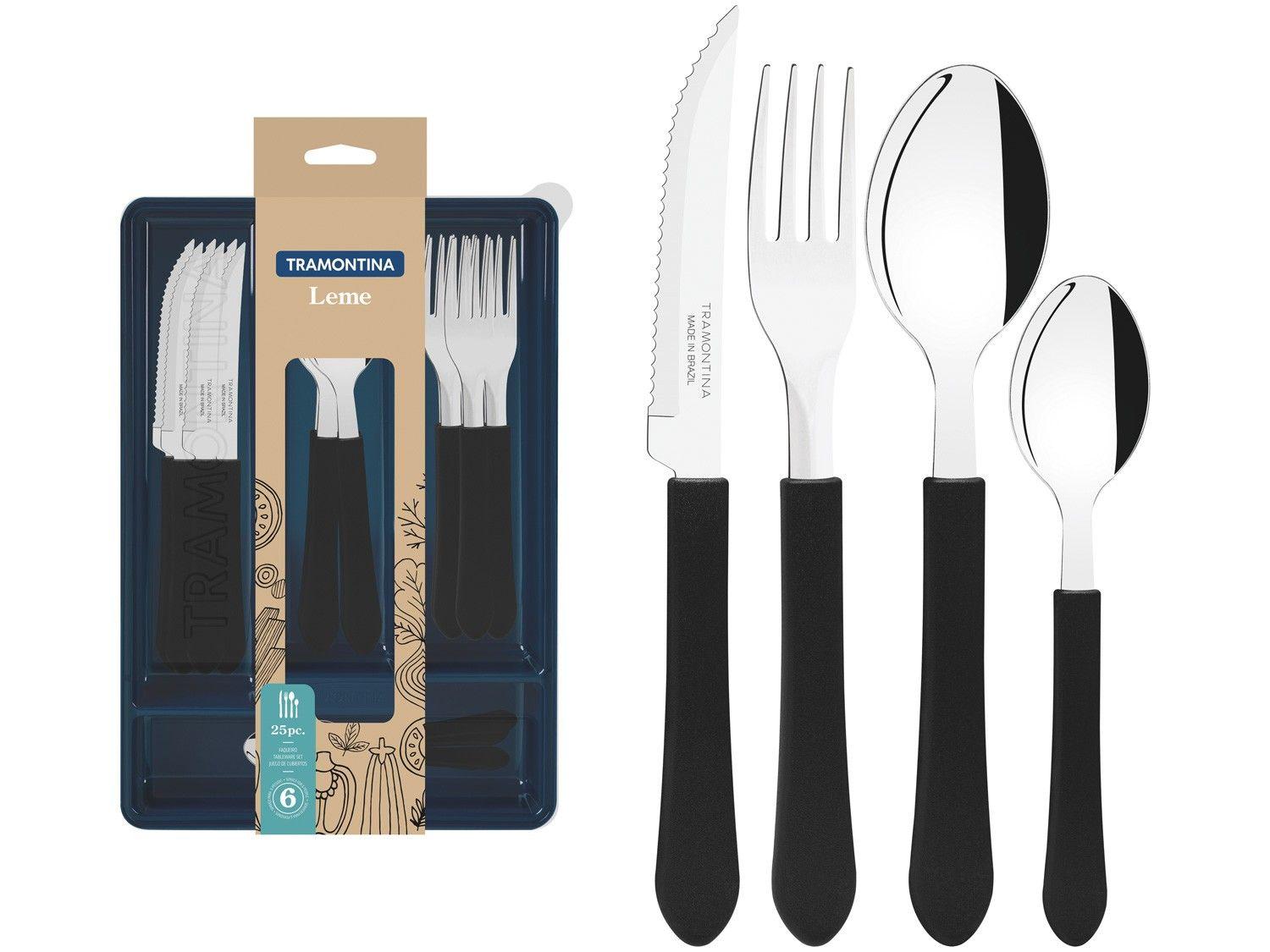 Faqueiro Tramontina Inox Leme com Gaveteiro 24 Peças