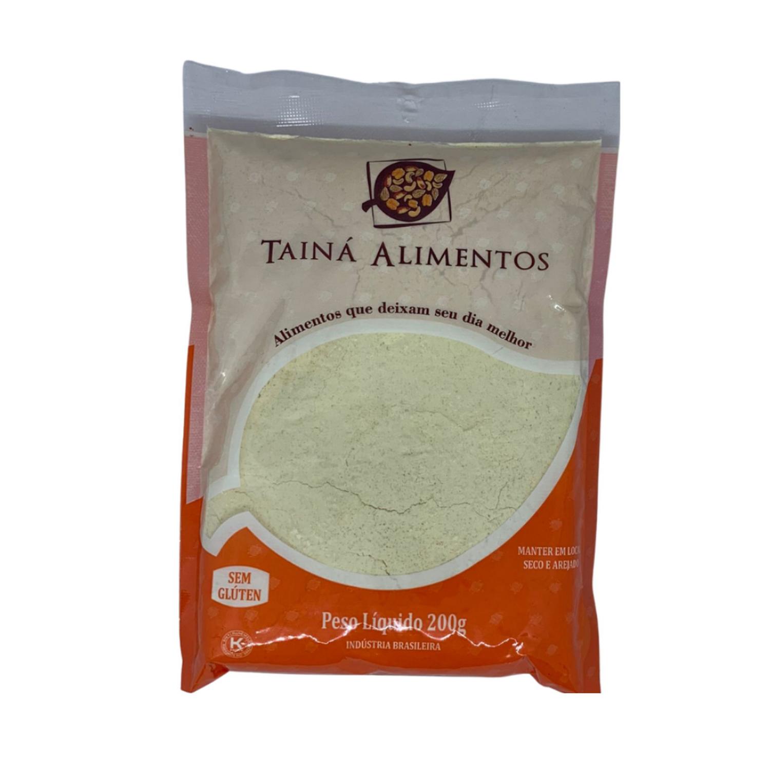 Farinha de Quinoa sem glúten Tainá Alimentos pacote 200g Farinha