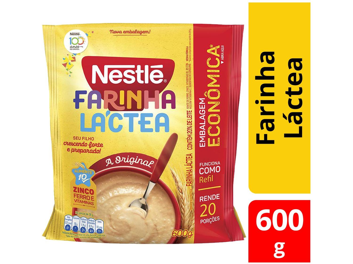 Farinha Láctea Nestlé Tradicional 600g