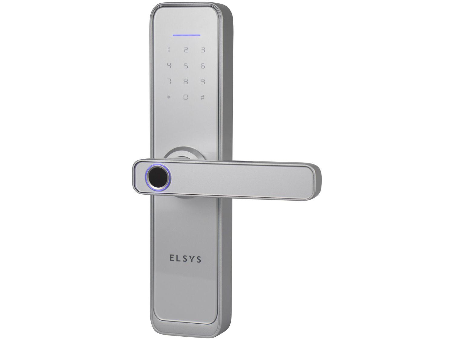 Fechadura Digital Elsys ESF-DE4000B Biométrica Interna Embutir Wi-Fi
