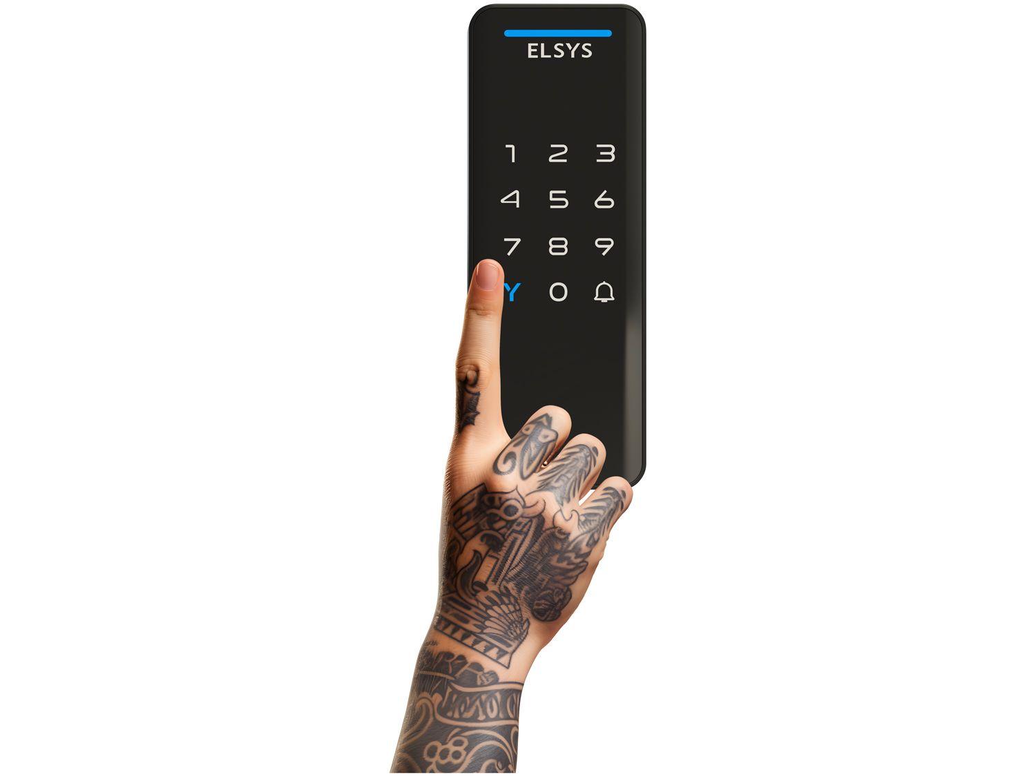 Fechadura Digital Elsys Pop ESF-DS1100V com Senha Interna de Sobrepor