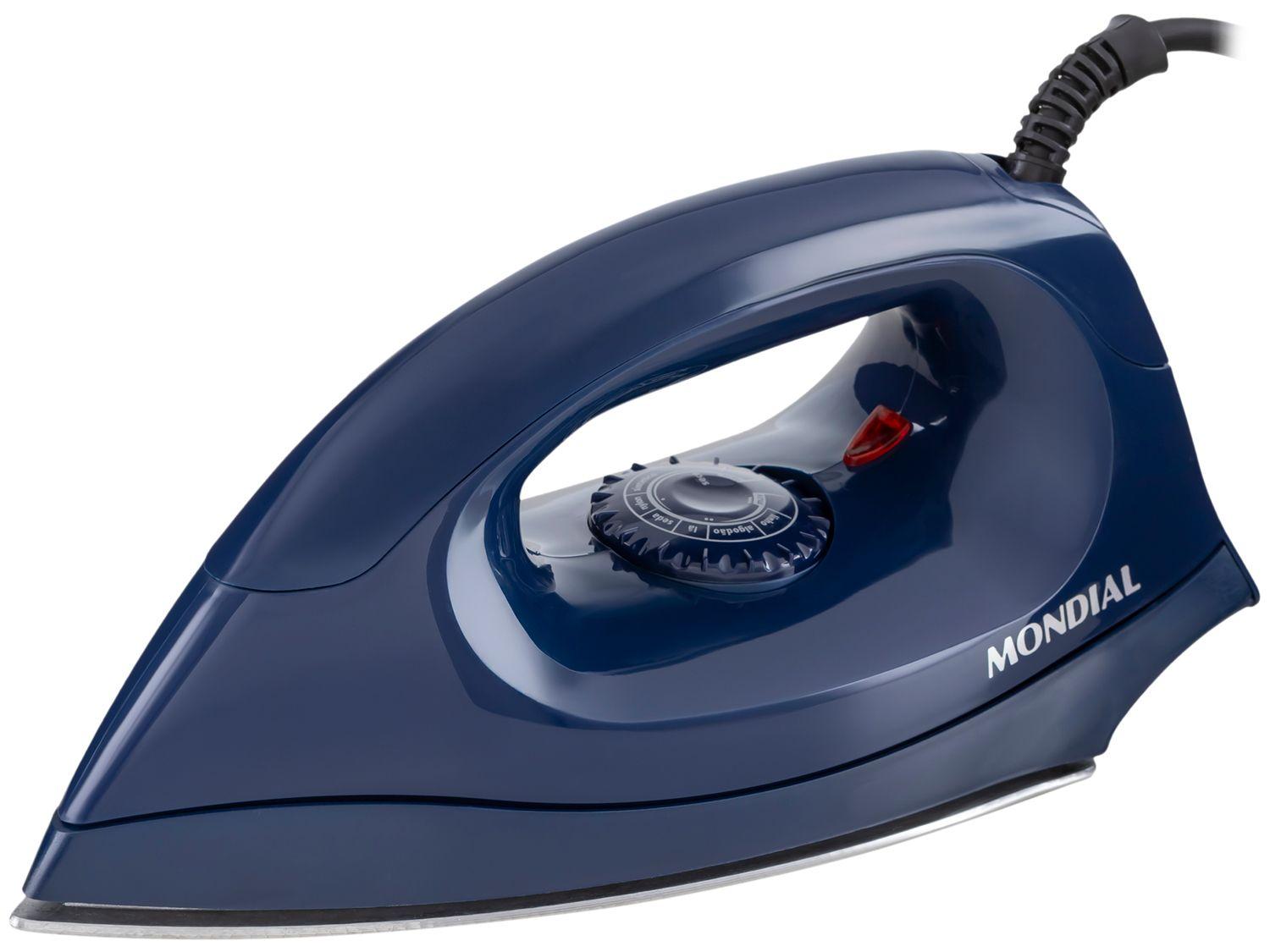 Ferro de Passar Roupa a Seco Mondial