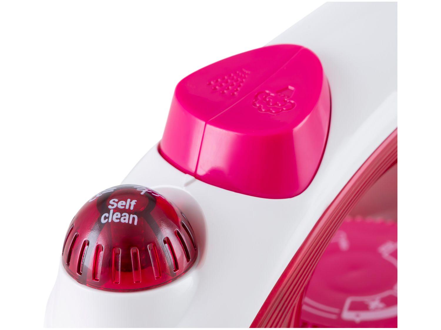 Ferro de Passar Roupa a Vapor Arno Essentialgliss Rosa e Branco