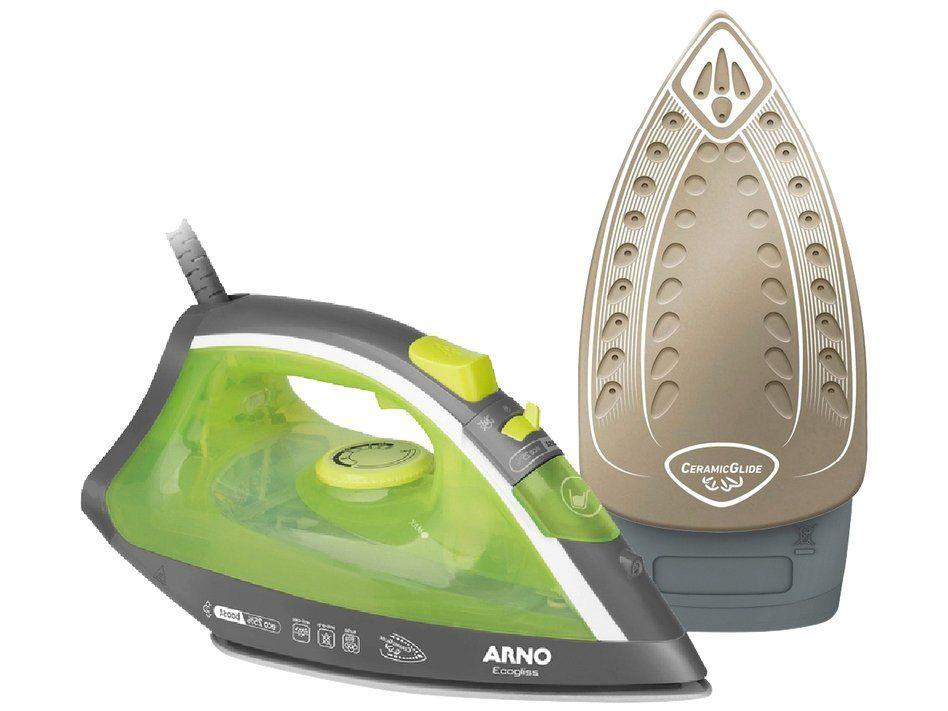 Ferro de Passar Roupa a Vapor e a Seco Arno Ecogliss FEC1 Verde