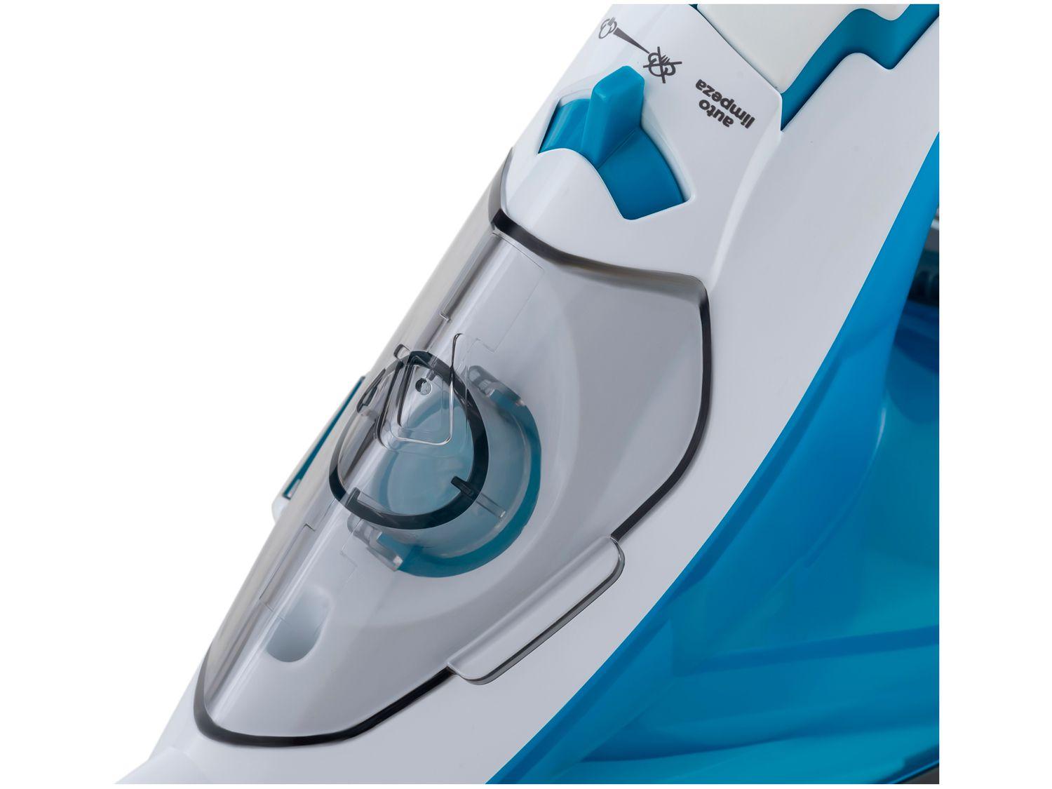 Ferro de Passar Roupa a Vapor e a Seco Black + Decker Speed Steam FX3060 Branco e Azul