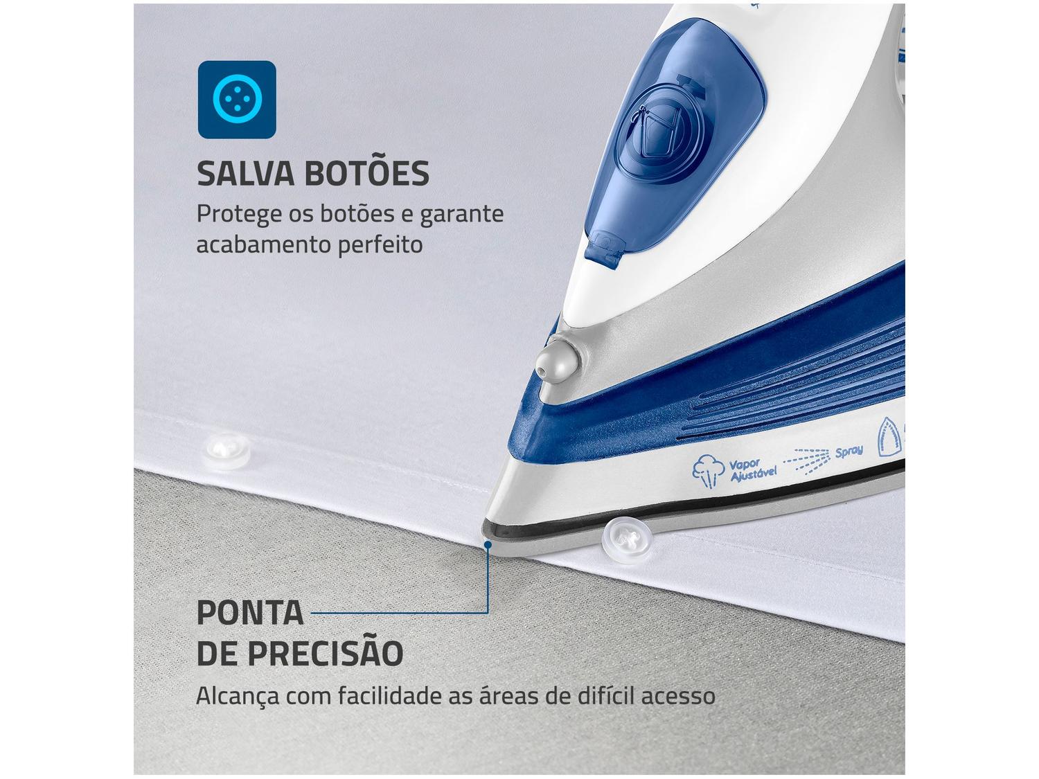 Ferro de Passar Roupa a Vapor Mondial