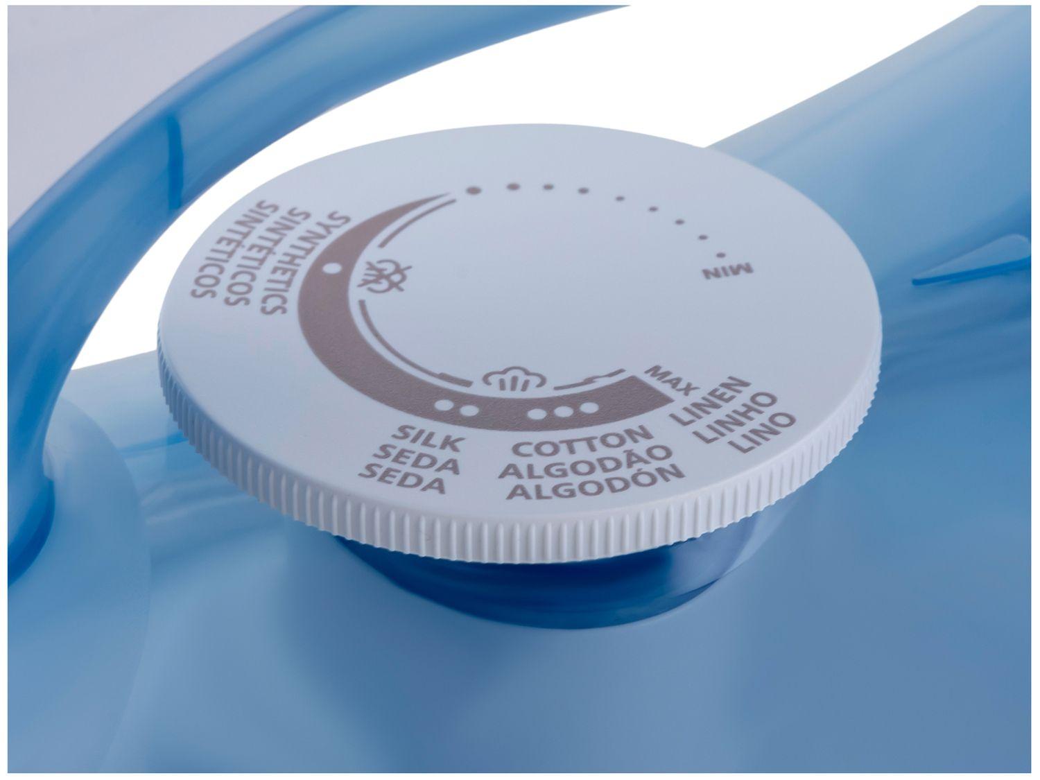 Ferro de Passar Roupa a Vapor Philips Walita 1000 Series DST1050/20 Branco e Azul