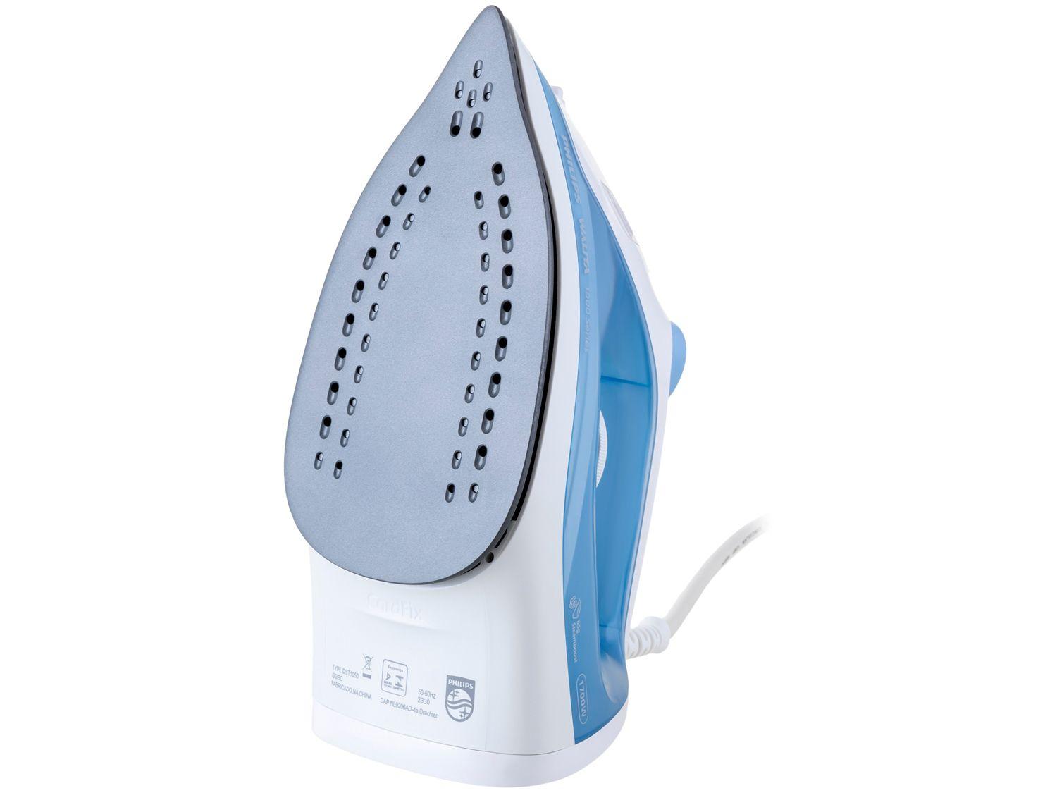 Ferro de Passar Roupa a Vapor Philips Walita 1000 Series DST1050/20 Branco e Azul