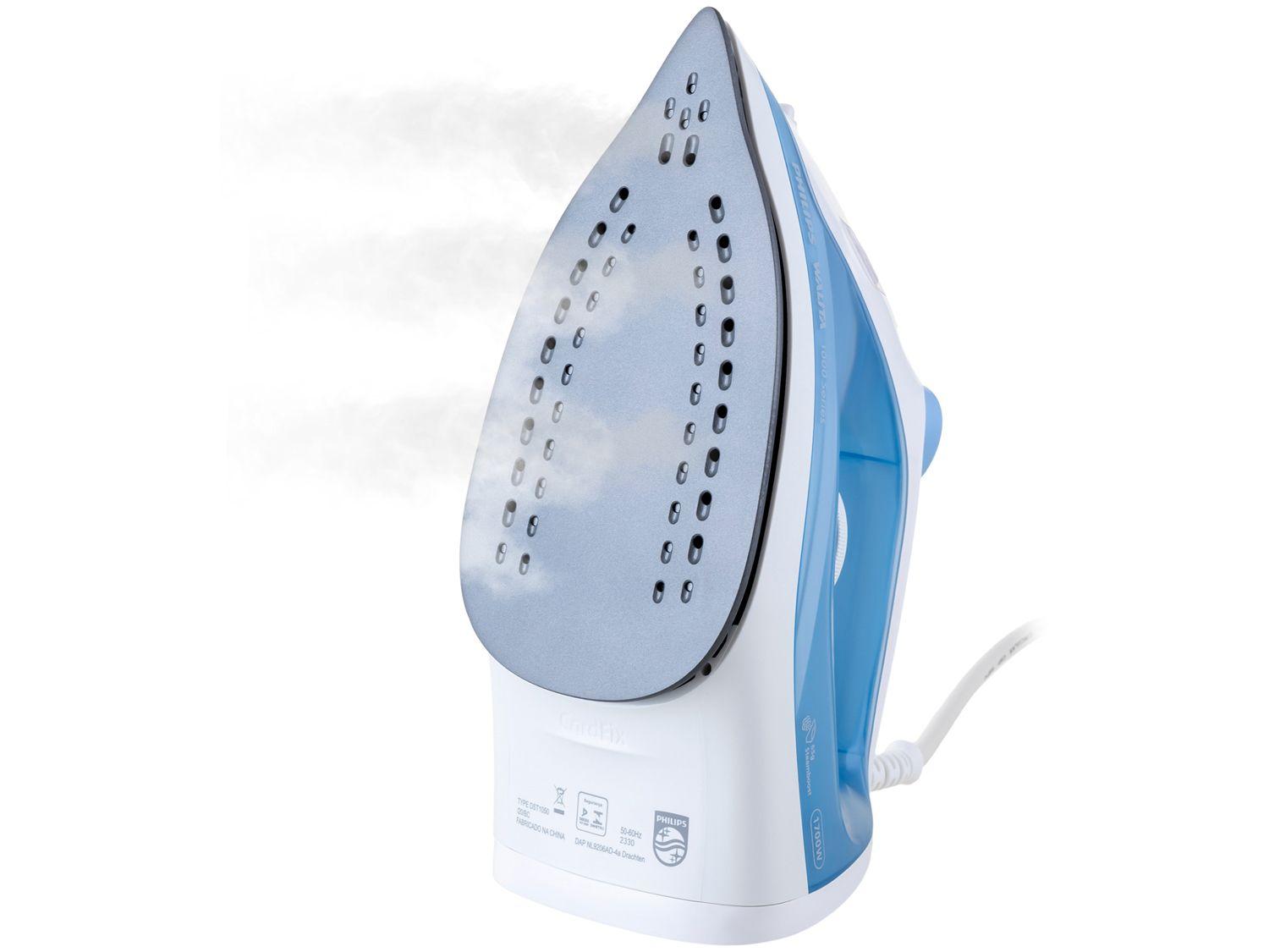 Ferro de Passar Roupa a Vapor Philips Walita 1000 Series DST1050/20 Branco e Azul
