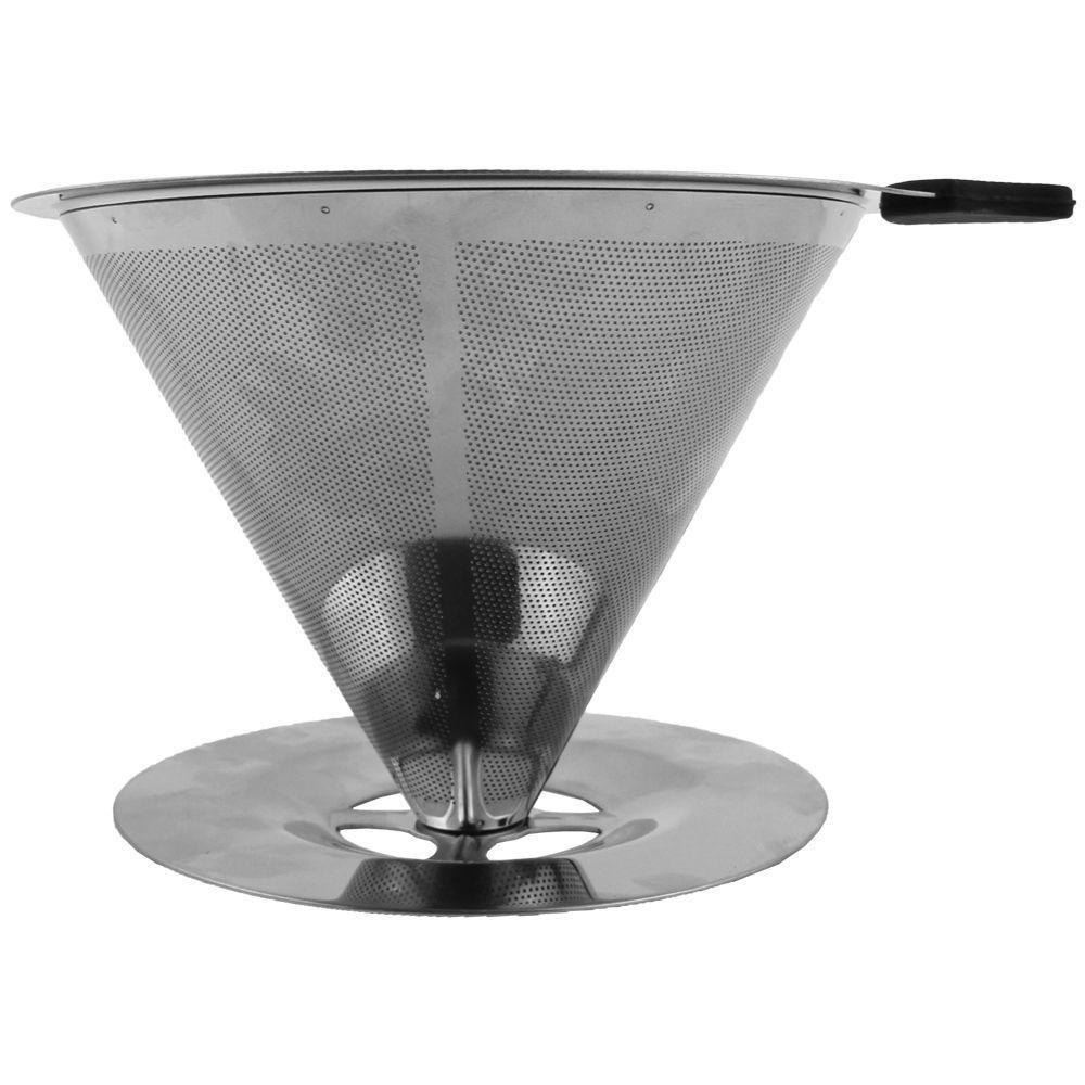 Filtro de Café coador aço Inox Reutilizável Permanente