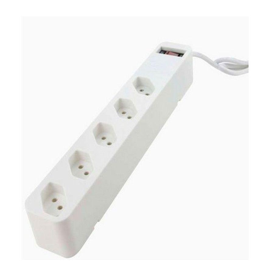 Filtro linha 5 Tomadas Protetor contra raios/surtos clamper - Filtro de ...