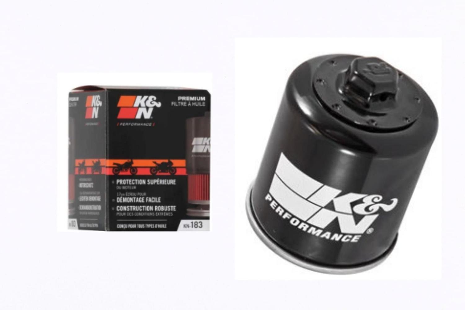 Filtre à Huile Kit 3 Pièce K&N KN-401 Pour Honda Kawasaki Yamaha