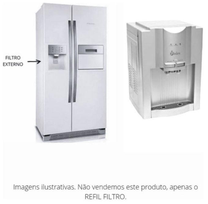 Filtro Vela Geladeira Side By Side Electrolux Ss72x Sh70x Compatível WFS -  Filtro de Água para Geladeira / Refrigerador - Magazine Luiza