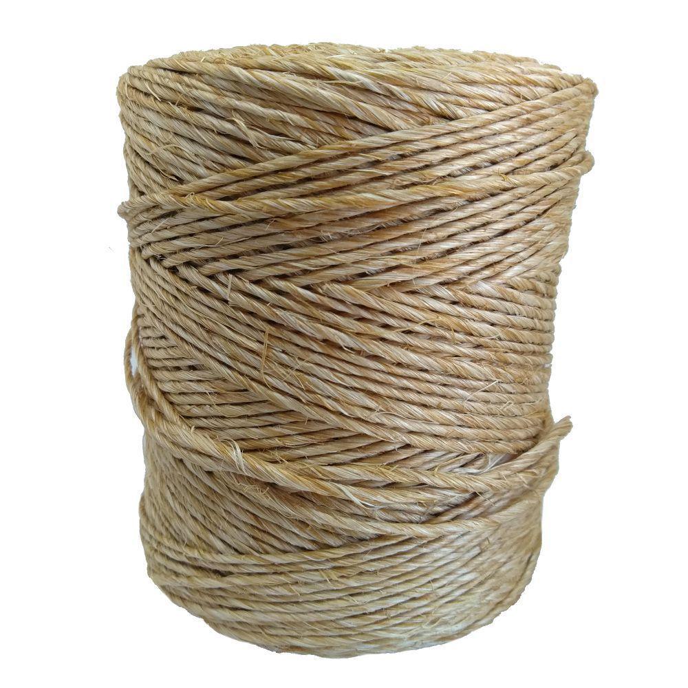 Fio De Sisal Para Artesanato Fio de Sisal 700/1 Mel Claro 160 metros 250gr artesanato uso geral